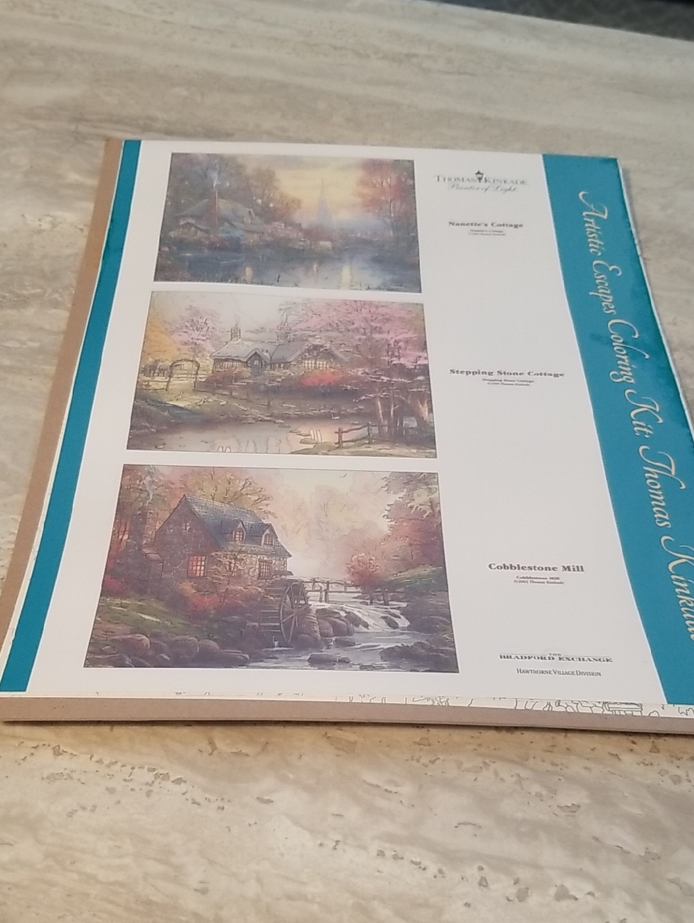 Artistic Escapes Coloring kit: Thomas Kinkade